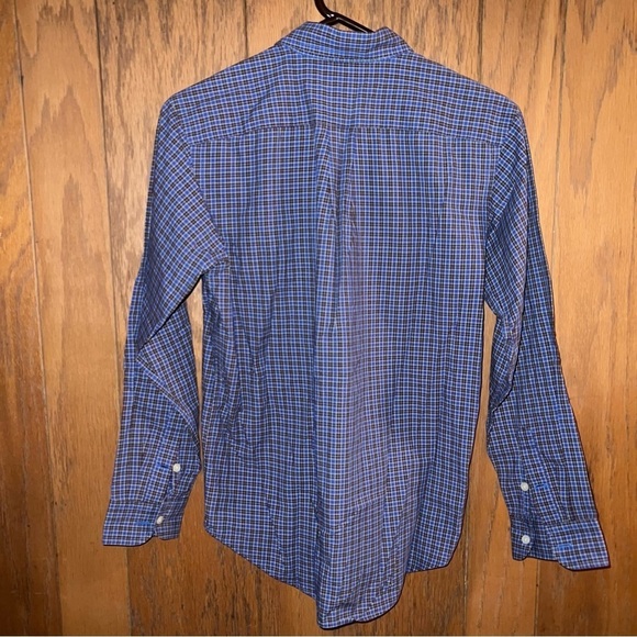 𝅺BOY’S,RALPH Lauren small check, plaid button down shirt excellent condition. - Picture 4 of 4